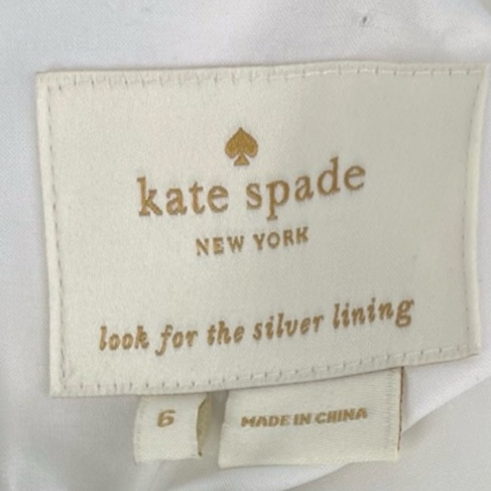 Kate Spade New York Womens Tala A Line Dress Black Color Block Stretch Zip 6 - Picture 4 of 5